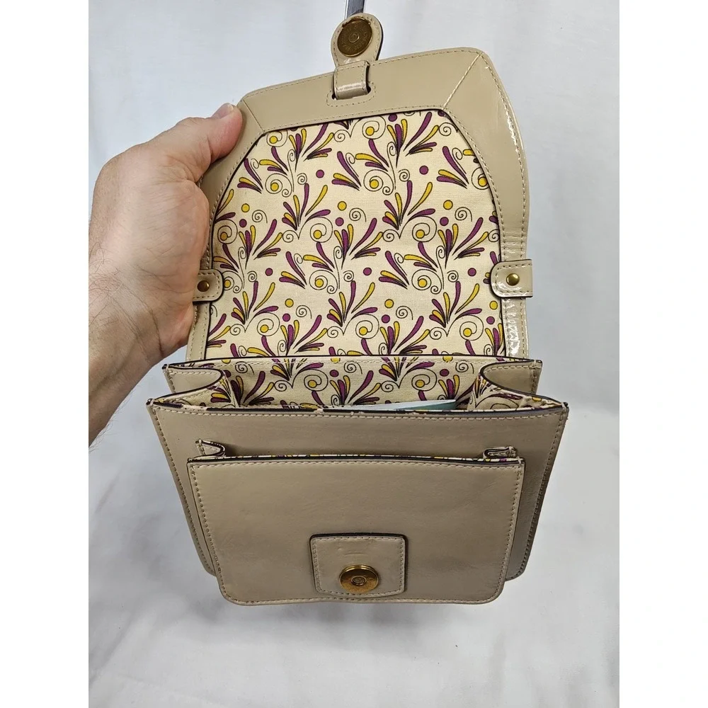 HOBO Lady Leather Handbag Almond Beige NWT Top Handle Crossbody Shoulder Bag New